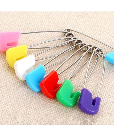 300 Pcs iplusmile Safety Pins for Baby Diapers and Clothing - Colorful 5.4x1cm - Childproof Locking Design - Buy Online on GoSupps.com