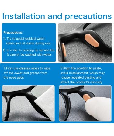 Festful Eyeglass Nose Pads 20 Pairs of Soft Foam Nose Pads Cushion for Glasses  Eyeglasses  Sunglasses  (Drop-shaped/16 * 8mm) (Black) Skin Color - Buy Online on GoSupps.com