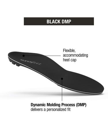 Superfeet BLACK DMP Memory Foam Orthotic Insoles for Sensitive Feet - Small/C - Buy Online on GoSupps.com