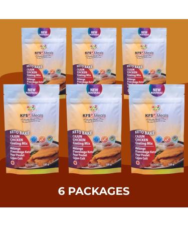 Keto Bake Cajun Coating Mix 6 Packs - Buy Online on GoSupps.com