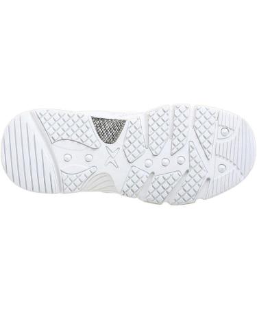 Apex Men's Double Strap Active Walkers - White Leather, Size 10 | Arthritis, Diabetic, Plantar Fasciitis Sneakers - Buy Online on GoSupps.com