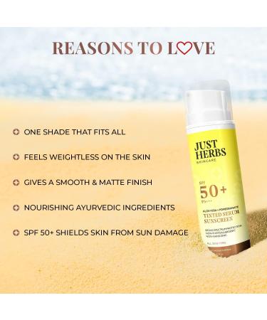 Shop Tinted Sunscreen SPF 50+ | Lightweight No White Cast | Ideal for Oily & Dry Skin | 30ml - Men & Women - Buy Online on GoSupps.com