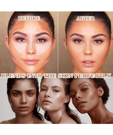 2 Color Double-Headed Cream Contour Stick Concealer Waterproof & Long Lasting Makeup Kit for Women - Light - Buy Online on GoSupps.com