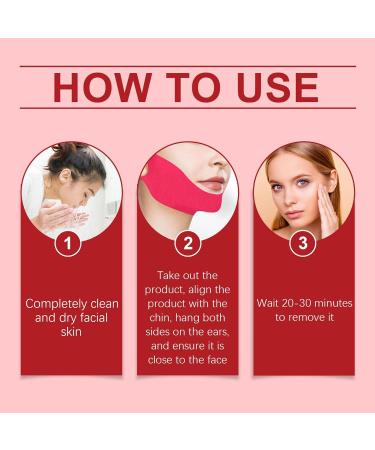5 Double Chin Masque V Shape Chin Reducer Firming Tightening Facial Chin Up Facepiece Facial Slimming Strap For Skin Firming And Tightening Double Chin Jawline For Women And Men - Buy Online on GoSupps.com