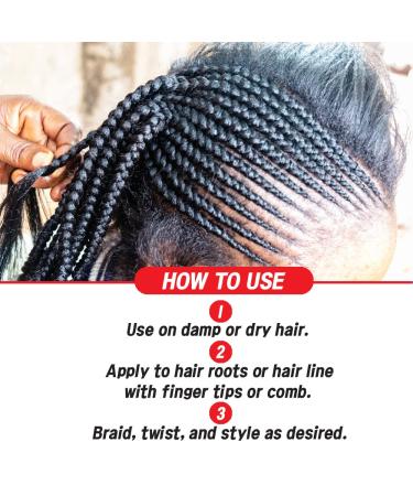 Crazy Conditioning Shining Braiding Gel | Extra Extreme Hold | For All Hair Types | Clear Styling Gel for Braiding, Twisting, and Smooth Edges | Nourishes Scalp and Promotes Hair Growth | With Argan Oil | 3.38 fl oz - Buy Online on GoSupps.com
