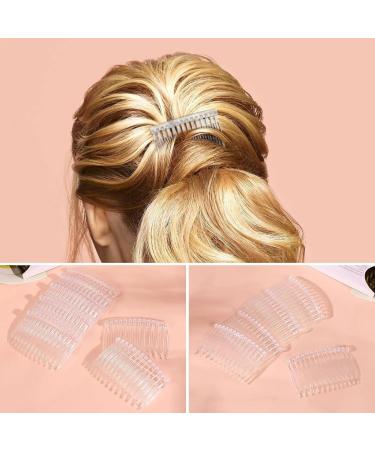 Peigne 10pcs Hair Side Clip Combs 14 Teeth Bridal Wedding Veil Comb for Women Girls Ladies Plastic Side Combs Pin Barrettes Accessories - Buy Online on GoSupps.com