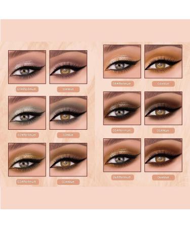 Liquid Eyeshadow Set 6 Pieces Durable Waterproof Double Sided Eye Shadow for Beginners and Girls for Dating Party Work Social Occasions Special Occasions - Buy Online on GoSupps.com