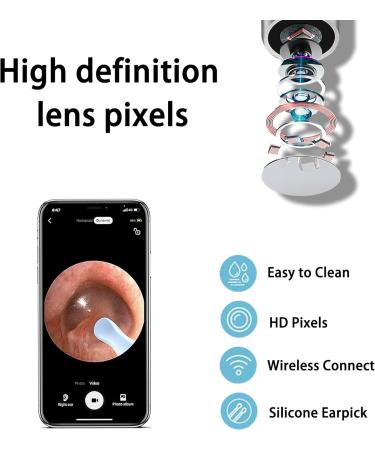 Premium Ear Wax Removal Tool with Camera & Light | Ear Cleaner Kit for iPhone iPad & Android - International Shipping Available - Buy Online on GoSupps.com