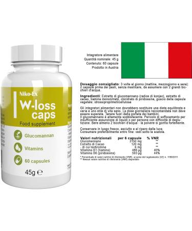 W-loss - 180 C psulas (3x60 C psulas) Pack de 3 - Buy Online on GoSupps.com