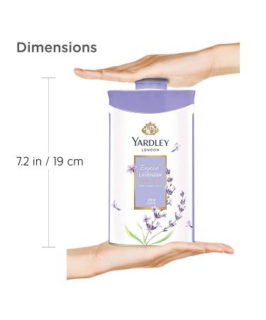 Yardley London English Lavender Perfumed Deodorizing Talc 100gm - 4.25 Ounce - Buy Online on GoSupps.com