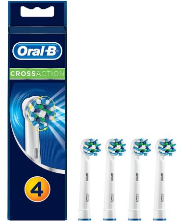 Braun Oral-B Crossaction 3-in-1 Toothbrush Heads by Oral-B | Packing may be vary (8 Count)