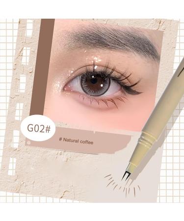 Eyeliner Pencil Liquid | Waterproof Eyeliner - Smudge Proof Long Lasting Eye Makeup Liquid Eyeliner Ultra Fine Smooth Waterproof Eyeliner for Women Girls Eye Makeup Kagrote Coffee - Buy Online on GoSupps.com