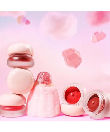 Lip Pudding Pot Blurred Lip and Cheek Pudding Pot Lip Makeup Blurred Makeup Blush Lightweight to Build Soft Matte Velvet Finish Multi-use (03#Passion) - Buy Online on GoSupps.com