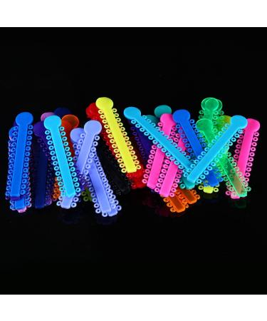 Angzhili Dental Orthodontic Ligature Ties 1040pcs + Orthodontic Ligature Gun - Multi-color Rubber Bands & Gray Braces Tool - Buy Online on GoSupps.com