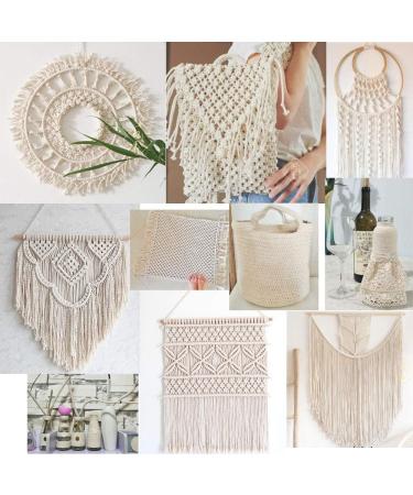 1mm x 657ft Cotton Rope Macrame Cord for Crafts & Jewelry Making | Feelmate - Buy Online on GoSupps.com