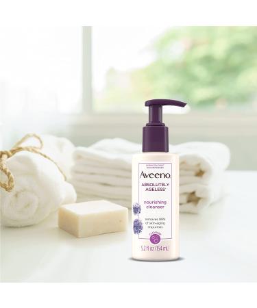 Aveeno Absolutely Ageless Nourishing Daily Facial Cleanser - Blackberry Extract - 5.2 fl. oz - Buy Online on GoSupps.com