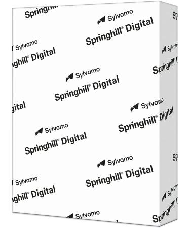 Springhill White 8.5  x 11  Cardstock Paper  90lb  163gsm  250 Sheets (1 Ream)   Premium Lightweight Cardstock  Printer Paper with Smooth Finish for Greeting Cards  Flyers  Scrapbooking   015101R 90lb 1 Ream | 250 Sheets... - Buy Online on GoSupps.com