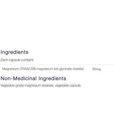 CanPrev Magnesium Biglycinate Chelated 80 mg - 120 Capsules | Muscle & Bone Health, Cramp Relief | 3rd Party Tested | Made in Canada - Buy Online on GoSupps.com