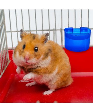 30 Pcs Cage Cups Bird Feeders - Hanging Waterer & Food Bowl for Pet Birds & Poultry - Blue - Buy Online on GoSupps.com