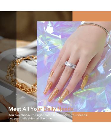 Aokitec 28g Dip Powder Champagne Gold Fashion Color Nail Dipping Powder French Powder Pro Collection System Nail Art Starter Manicure Salon DIY at Home Odor-Free&Long-Lasting No Needed Nail Lamp - Buy Online on GoSupps.com
