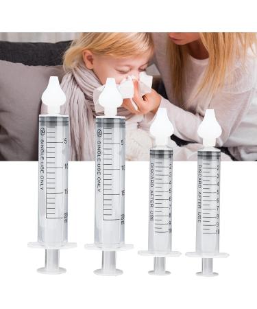 Folanda Baby Nasal Syringe Set 4 Pieces (10ml/20ml) | Portable Nose Cleaner for Infants | Fast Relief & Prevention of Nasal Scabs - Buy Online on GoSupps.com