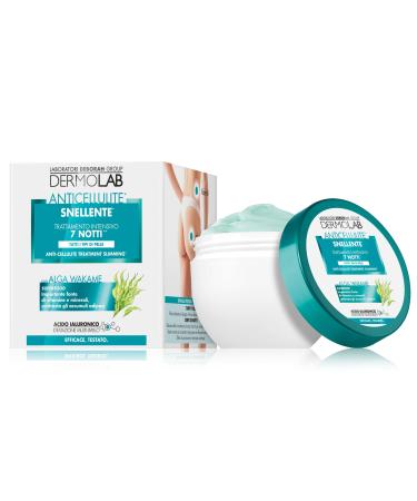 Dermolab - Anti-cellulite body cream intensive 7-night slimming treatment draining and smoothing effect with caffeine reduces fat deposits improves skin tone tested