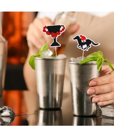 FoldTier 50 Pcs Horse Cupcake Toppers Equestrian Horse Theme Party Picks Derby Party Supplies Derby Decorations Horse Cake Topper Horseshoe Cupcake Toppers for Kentucky Horse Race Party Supplies - Buy Online on GoSupps.com