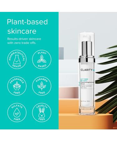 ClarityRx Let There Be Light Serum - Powerful Brightening & Hydrating Treatment with Hyaluronic Acid for Hyperpigmentation & Dull Skin - 1 fl oz - Buy Online on GoSupps.com