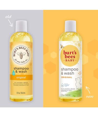 Burt's Bees Baby Shampoo & Wash - Original Tear Free Baby Soap | 12 oz Bottle - Buy Online on GoSupps.com