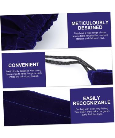 NOLITOY 2pcs Storage Bag Hair Dryer Blow Dryer for Curly Hair Travel Bag Drawstring Bag - Cloth Bag - Buy Online on GoSupps.com