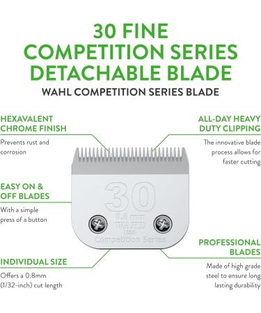 Wahl Competition Interchangeable Blade Set No. 30 - High-Quality Blade for Precision Grooming | International Shipping Available - Buy Online on GoSupps.com