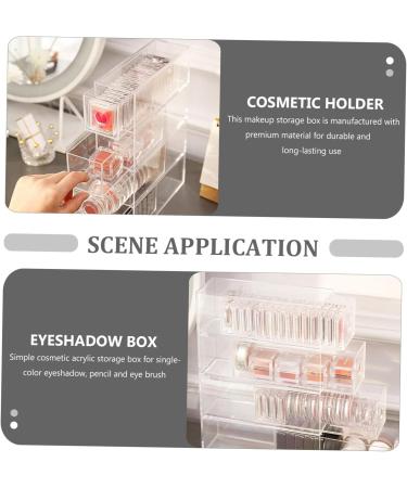 Beavorty 1pc Box Eye Shadow Storage Box Makeup Drawer Lip Gloss Organizer Vanity Drawer Acrylic Cosmetic Storage Case Acrylic Eyeshadow Organizer Vanity Makeup Organizer Makeup Storage Box - Buy Online on GoSupps.com