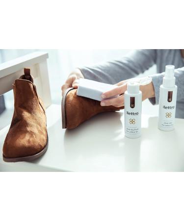 Lettro Suede and Nubuck Cleaner Fluid - 100ml | Shoe Cleaning Fluid for Shoes, Bags, Jackets, and Coats - Buy Online on GoSupps.com