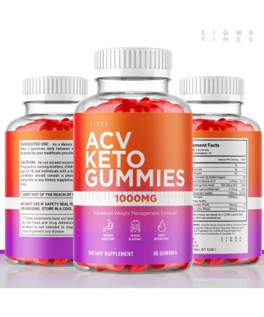 ACV Keto Gummies - Advanced Plus Formula with Apple Cider Vinegar (60 Gummies) - Buy Online on GoSupps.com