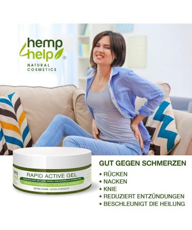 HANF Rapid R ckenSchmerzen Gel - Extra Strong Muscle Relief for Arthritis Rheumatism & Leg Pain | International Shipping - Buy Online on GoSupps.com