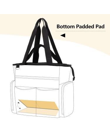 LoDrid Nurse Bag - Padded Medical Work Bag with Laptop Storage for RN PA LPN EMT CNA - Black | Ideal for Home Visits - Buy Online on GoSupps.com