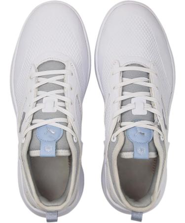 PUMA Women's Ignite Malibu Golf Shoe 40.5 EU - White Silver Lucite Metallic Gray | International Shipping Available - Buy Online on GoSupps.com