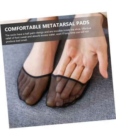 FRCOLOR 25 Pairs No Show Half Socks for Women - Invisible Forefoot Pads for Kitten Heels & Dressy Outfits - Non-Slip Washable Lace Accessories - Buy Online on GoSupps.com