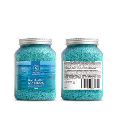Sea Breeze Bath Sea Salt 46 Oz - Natural Relaxing Aromatherapy for Good Sleep and Calming Body Care - 2.86 Pound Pack - Buy Online on GoSupps.com
