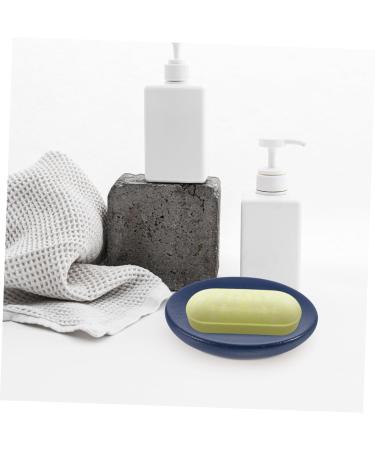 KONTONTY 1pc Box Soap Box Rectangular Soap Dish Bathing under Bar Soap Holder Washbasin Hook Sink Dark Blue Soap Dish Strip Holder Orange Pumpkin Bowl Ins Soap Dish Ceramics Jewelry Plate 1 M - Buy Online on GoSupps.com