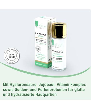 Dr. Kl Gel Skin Care Eye Wrinkle Cream - Anti-Aging with Hyaluronic - Reduces Wrinkles & Dark Circles - 30ml - Buy Online on GoSupps.com