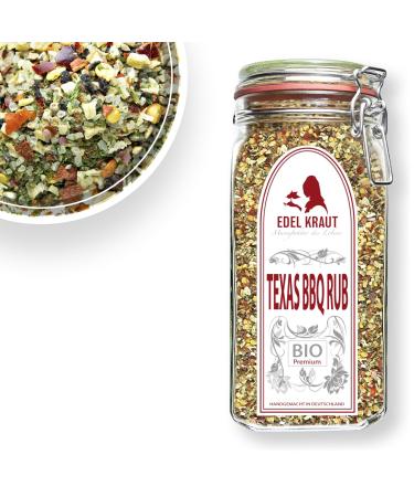 EDEL KRAUT Organic Texas BBQ Rub 150g | Premium Glass Spice Jar | International Shipping Available - Buy Online on GoSupps.com