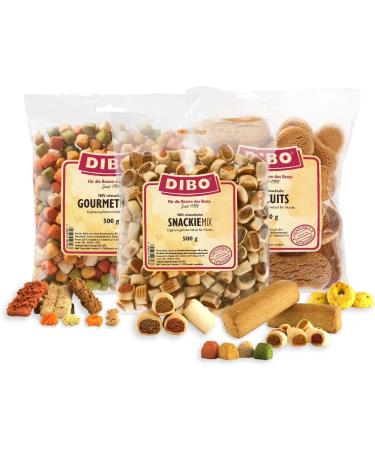 Dibo Puppy-Mix 500g - Healthy Natural Dog Food & Treats | B.A.R.F. Dog Biscuits - Buy Online on GoSupps.com
