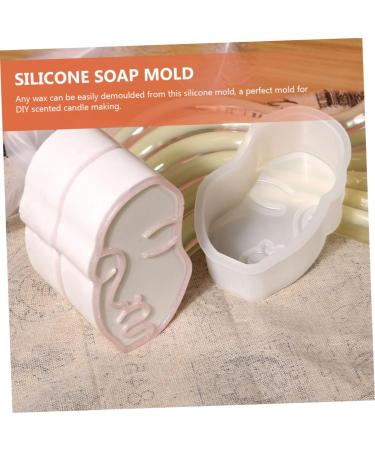 2pcs Silicone Mold White Crafts 3D Silica Gel Soap - Buy Online on GoSupps.com