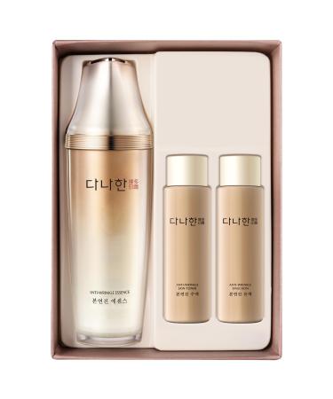 DANAHAN Bon Yeon Jin Red Ginseng Face Essence Serum Gift Set - Anti-Aging Deep Hydration Nourishing Wrinkle Improvement with Ceramide Adenosine for Resilient Skin K-Beauty Hanbang 1.69 fl.oz.