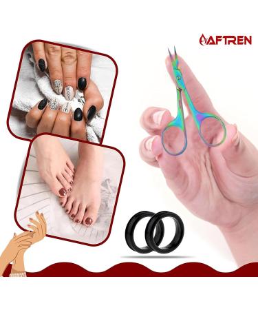 Professional Cuticle Scissors Eyebrow Eyelashes Mustache Nail Scissors Multipurpose Small Manicure Scissors for Men Women Girls - Buy Online on GoSupps.com