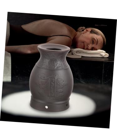 OHPHCALL 1 Set Body Caring Tool Massaging Supply Heat Insulation Wormwood Tool Scraping Tool Scraping Pot Moxibustion Massage Can Moxibustion Tin Neck Cloth Moxibustion Pot - Buy Online on GoSupps.com