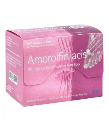 AMOROLFIN acis 50 mg/ml active ingredient nail polish 6 ml