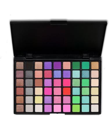  LoveLeiter 54-Color Cosmetic Powder Eyeshadow Palette Natural Shimmer Matte Rich Makeup Colors Eyeshadow Palette Eyeshadow Kit - Buy Online on GoSupps.com
