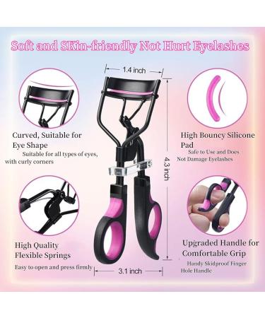 4 Piece Eyelash Curler Kit & Eyebrow Brush Set | Eyelash Comb Tweezers & Applicator Tool for Perfect Lashes - Shop Internationally - Buy Online on GoSupps.com